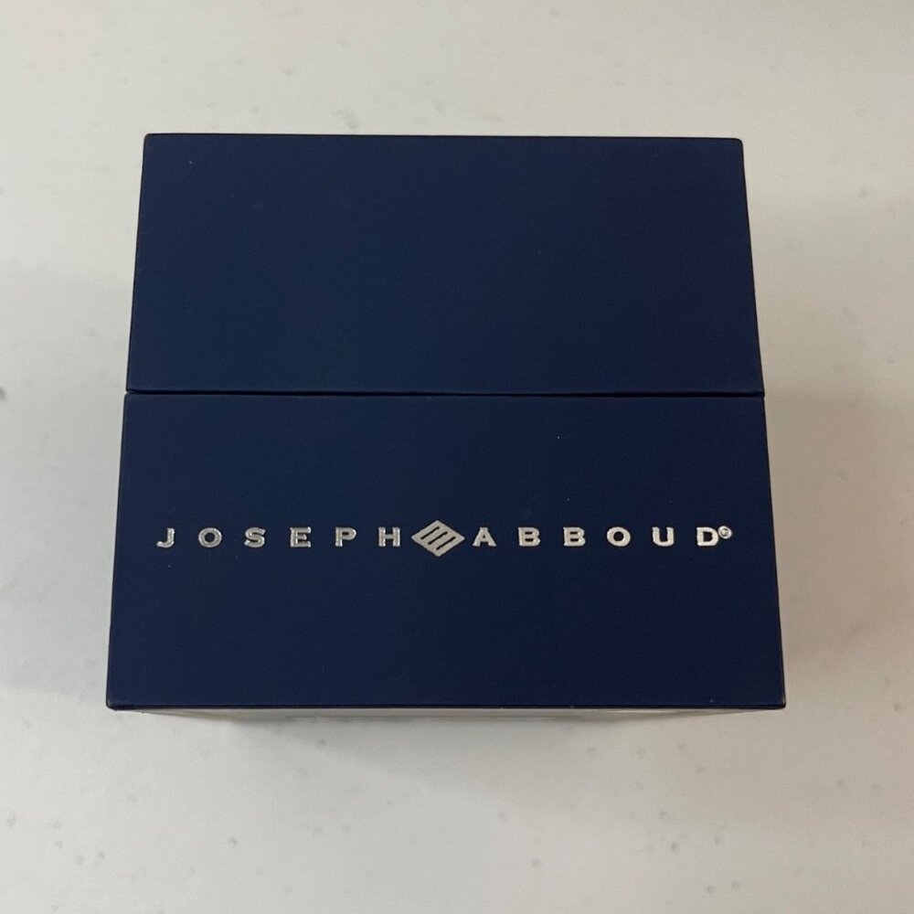 Joseph Abboud Silver-Tone, Blue Strap, Blue Dial, Mens Watch In Original Box - Picture 12 of 13